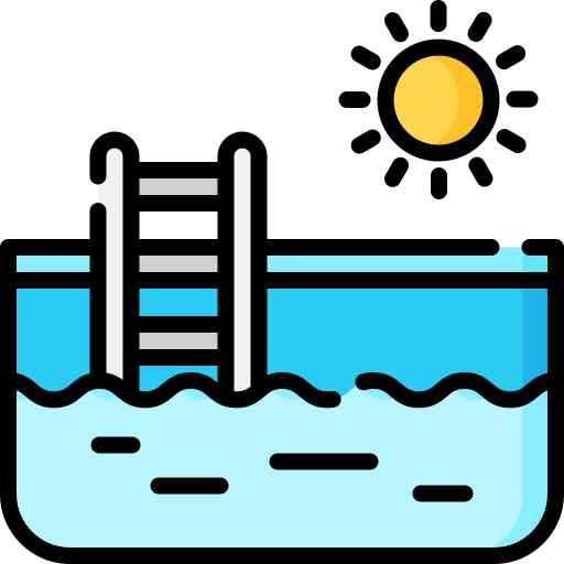 Swimming pool at Landcraft Group apartments in Raj Nagar Extension